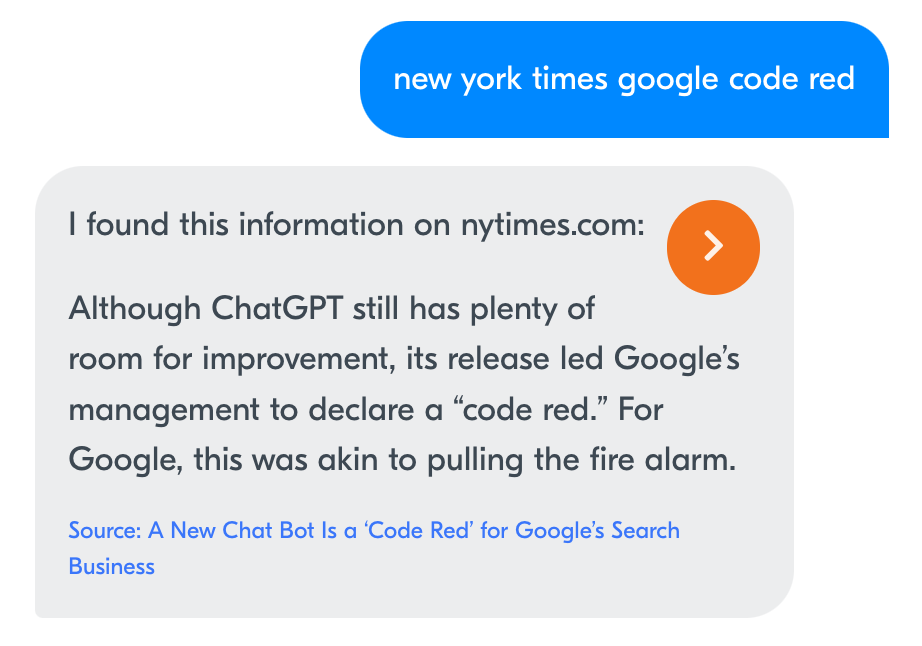New York Times article answer